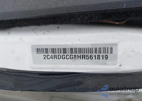 2017 Dodge Grand Caravan Sxt из США, поврежденный, VIN 2C4RDGCG8HR561819